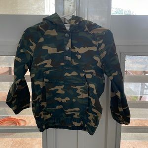 Toddler camo hooded jacket, 3T